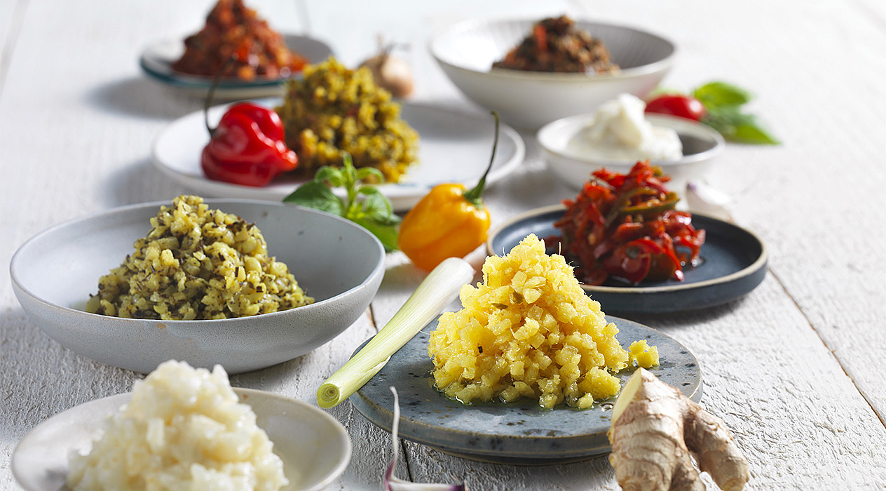 Kühlfrische Ingredienzien