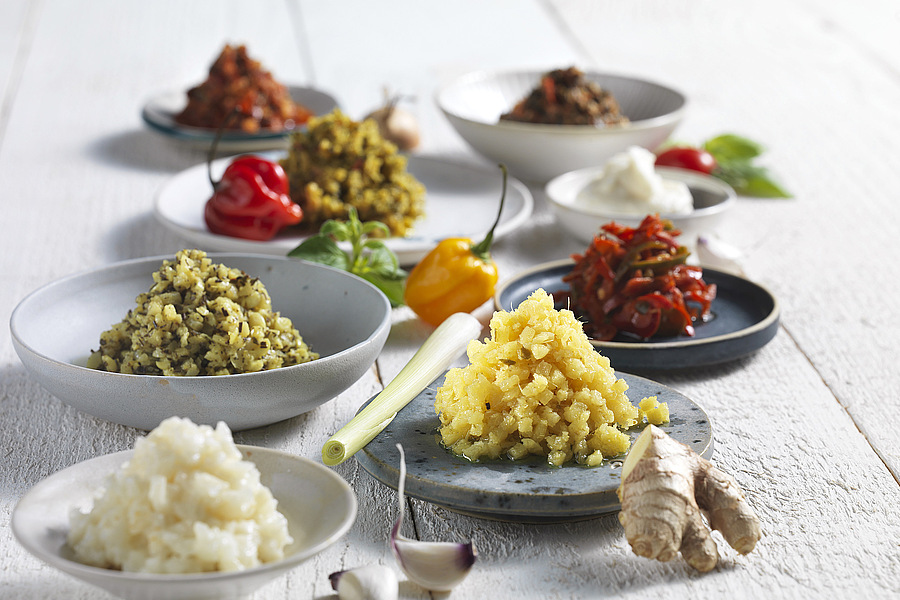 Kühlfrische Ingredienzien